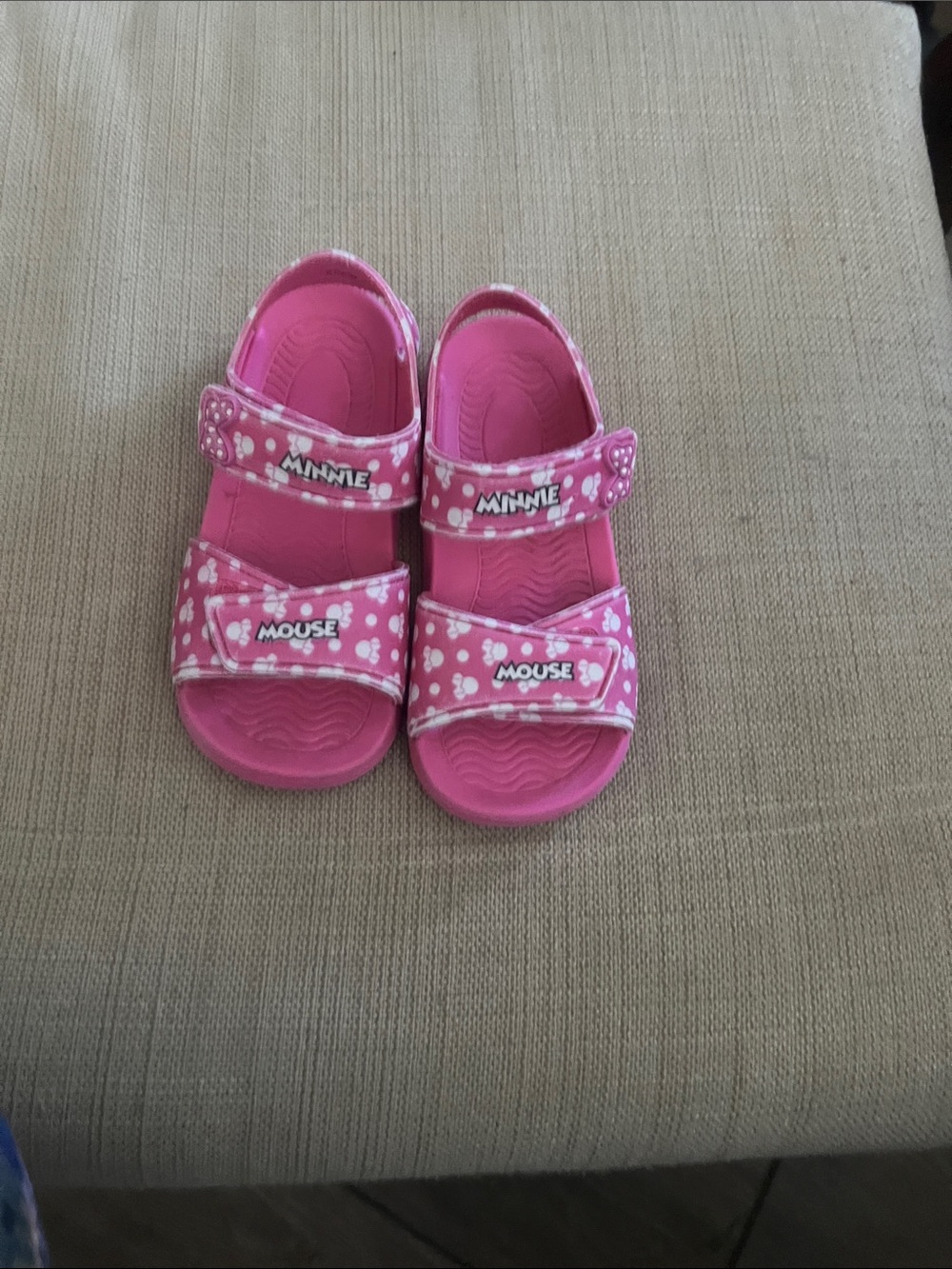Disney Minnie Mouse Pink Polka-Dot Kids Sandals